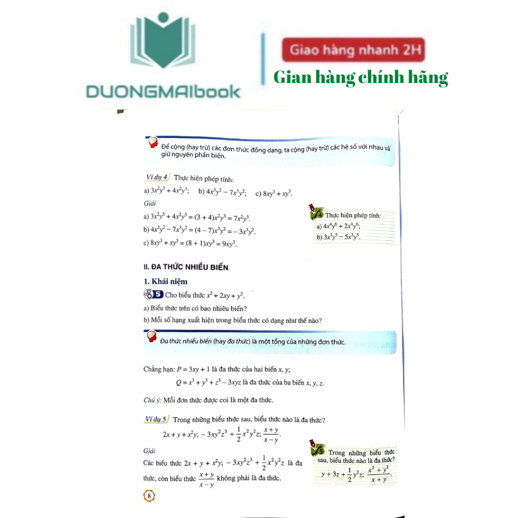 Sách - Toán 8 Cánh diều mới năm 2023