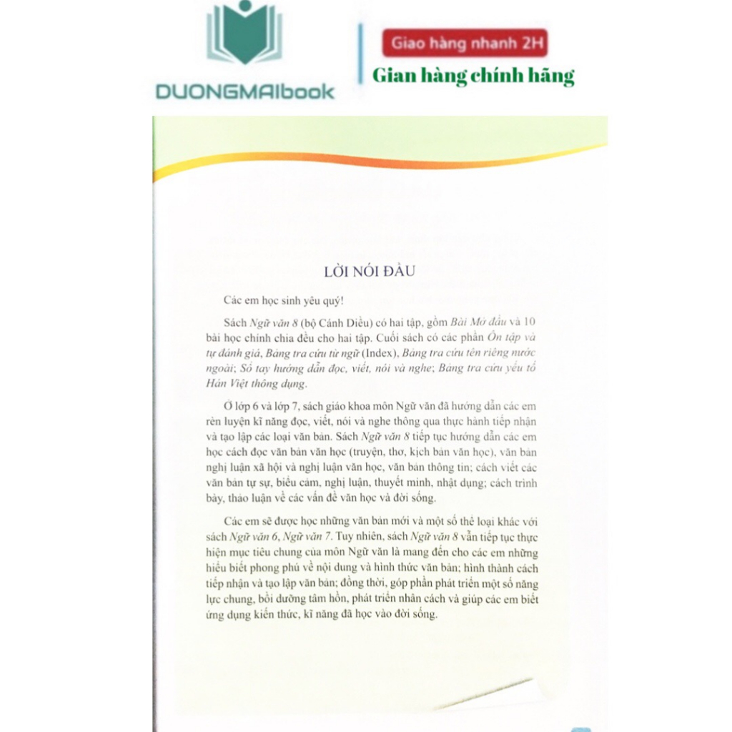Sách - Ngữ văn 8 Cánh diều mới năm 2023
