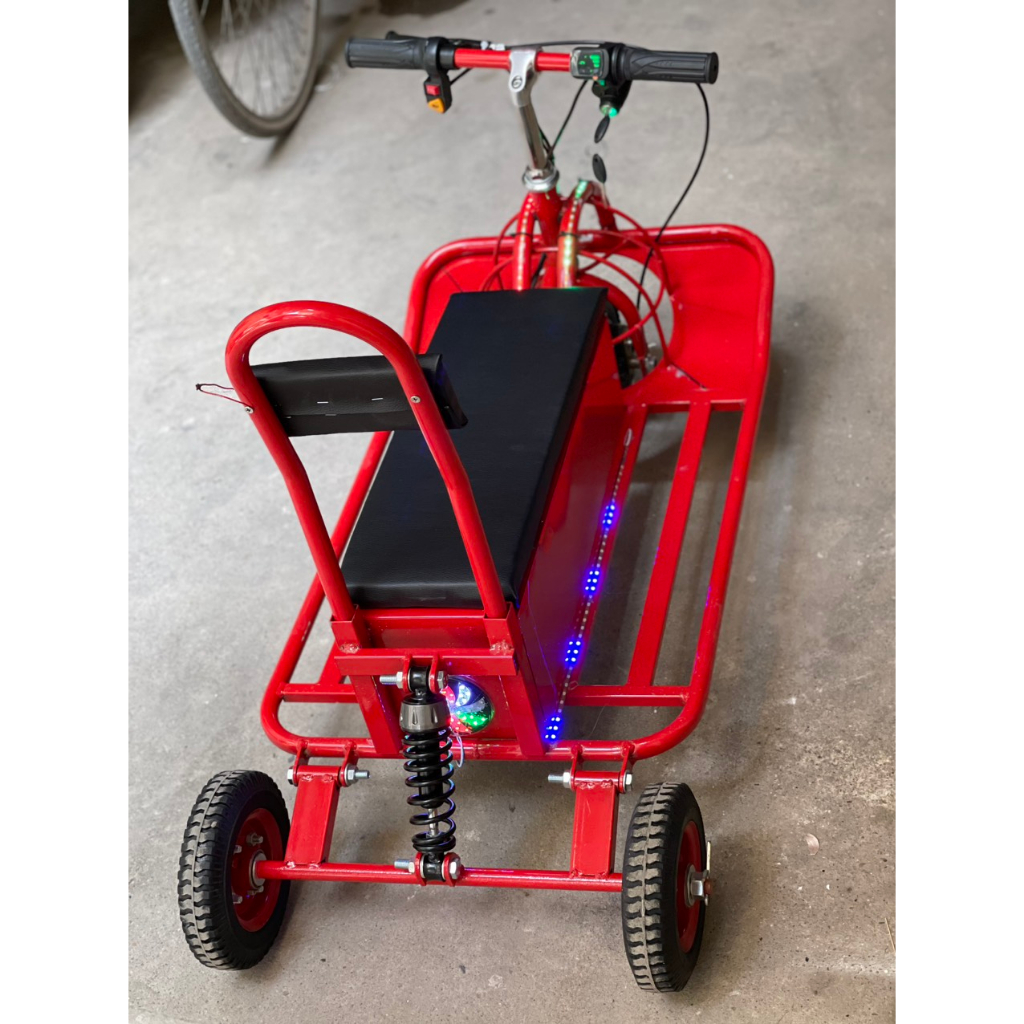 Xe Drift Chế Có Lò Xo Cưc êm ái, 2 người ngồi, cho thuê khu vui chơi siêu bền