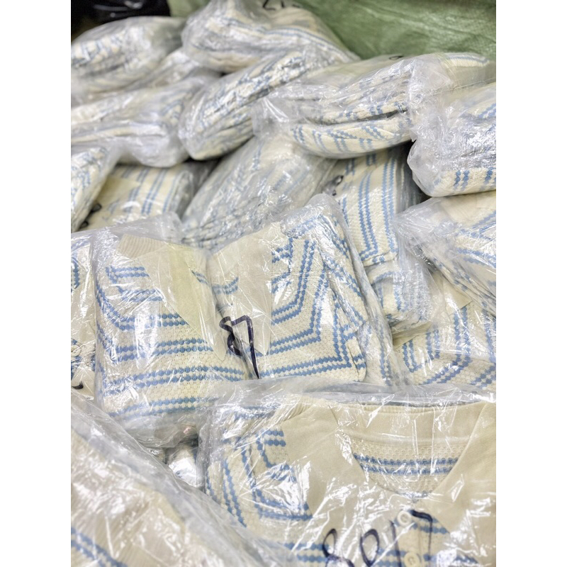 ÁO LEN MỎNG MTG KẺ XANH