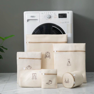 Túi Giặt Đồ Máy Giặt 3 Lớp Cao Cấp, Túi Lưới Giặt Đồ Quần Áo Đồ Lót Có Thêu Phân Loại Đồ Giặt Tiện Lợi Gia Đình