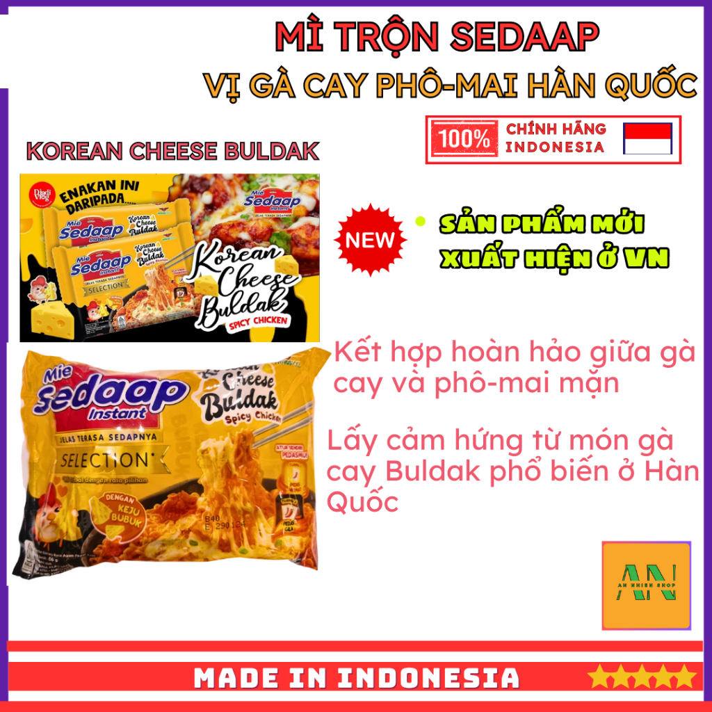 Mì Trộn Sedaap INDONESIA - Lốc x 5 gói