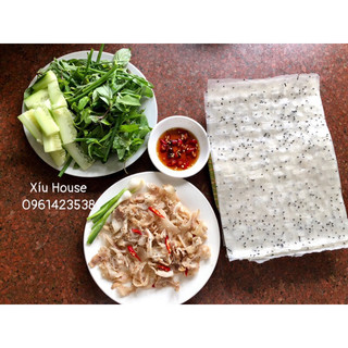 1Kg Bánh Tráng Cuốn Mè Đen Phan Rang