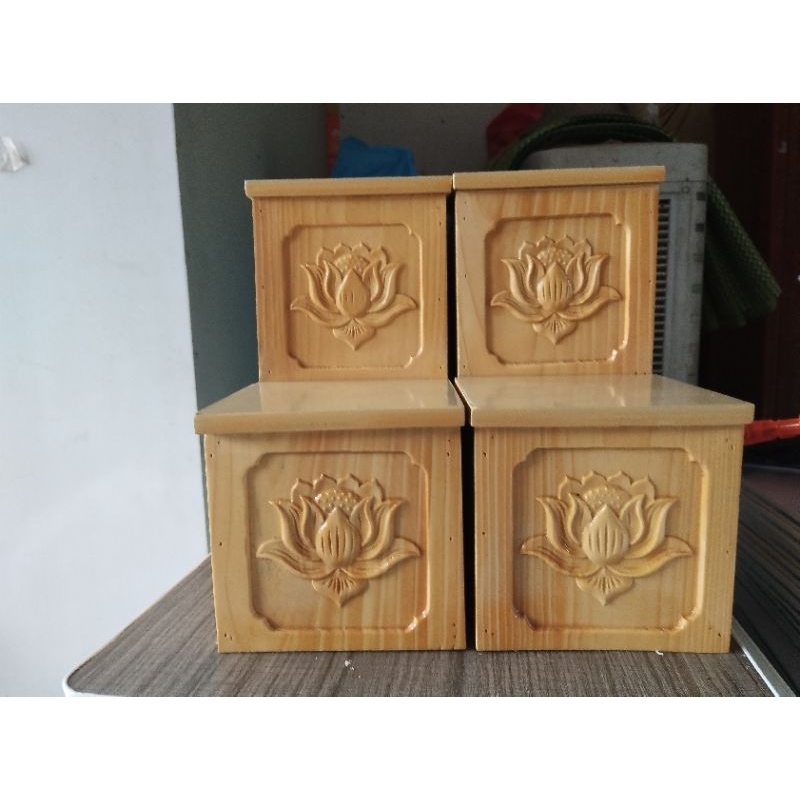 Bục nhị cấp kê hai bên thần tài  chắc chắngiá tại xưởng nhà làm