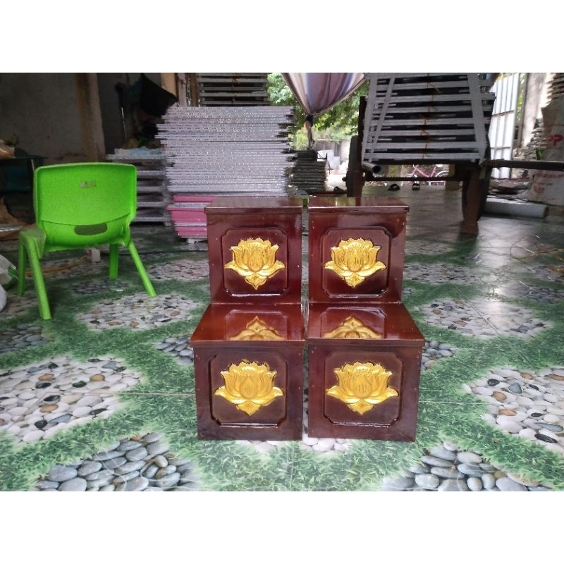 Bục nhị cấp kê hai bên thần tài  chắc chắngiá tại xưởng nhà làm