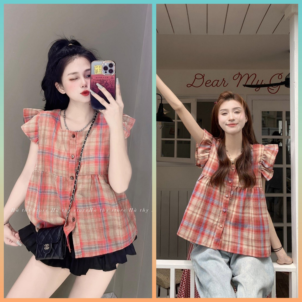 Bộ Đồ Ngủ Hoa Hai Dây Cute Sexy Đẹp - Đồ Mặc Nhà Nữ Vải Voan