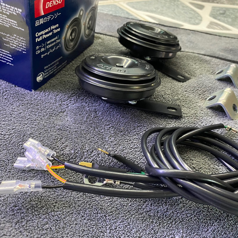 Bộ Còi Denso Chính Hãng Kèm Mạch Relay