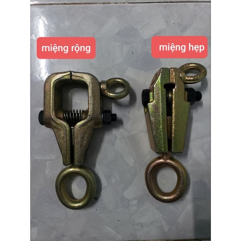 kẹp gò đồng kéo xe tai nạn