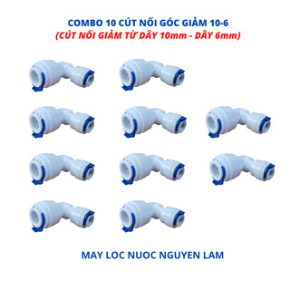 Cút Nối Giảm 10-6 (Loại Góc 90°) - (Cút Góc Nối Giảm Dây 10mm - 6mm)