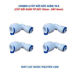 Cút Nối Giảm 10-6 (Loại Góc 90°) - (Cút Góc Nối Giảm Dây 10mm - 6mm)