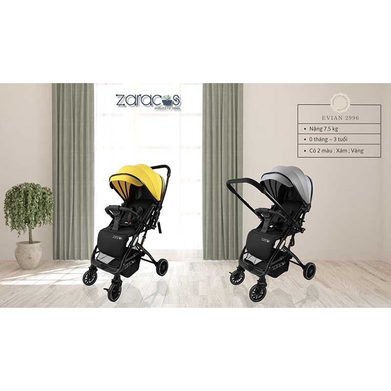 Xe đẩy 2 chiều cho bé 0-3 tuổi - ZARACOS