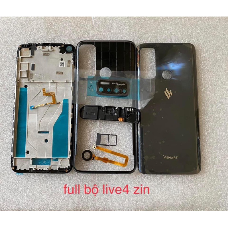 VỎ Vsmart Live 4 Vỏ live4 zin hãng