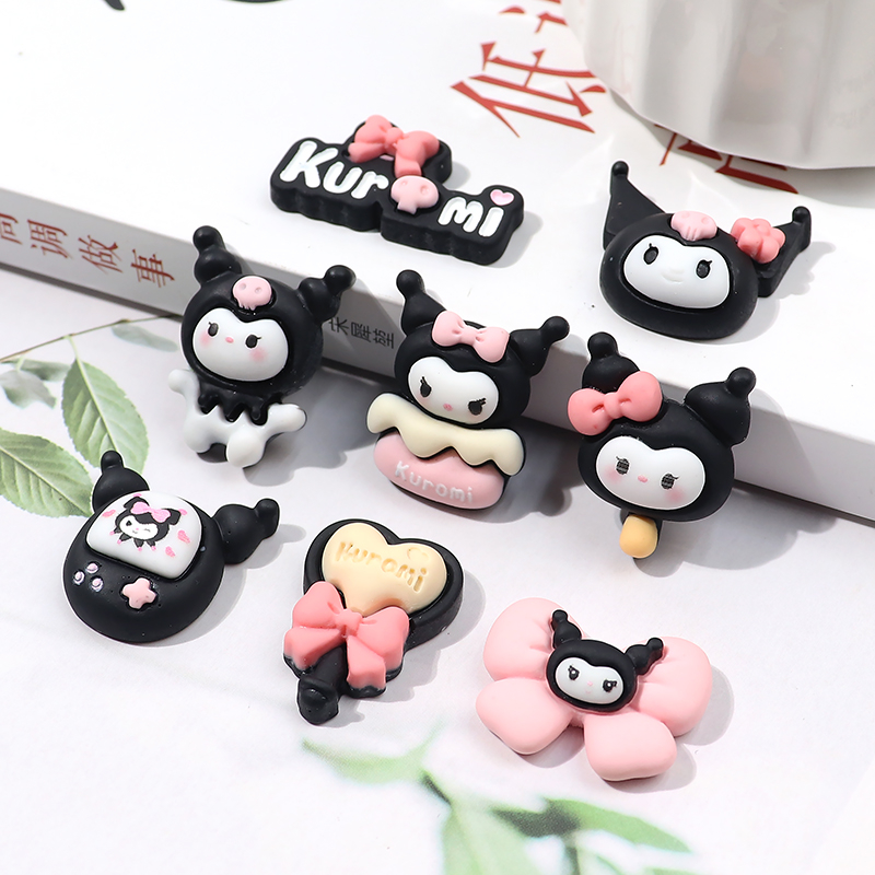 Charm Sanrio Kuromi Tone Đen Dễ Thương