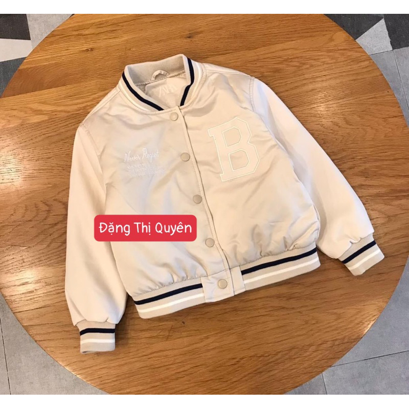 Áo bomber Zz bé trai be gái 6-14y