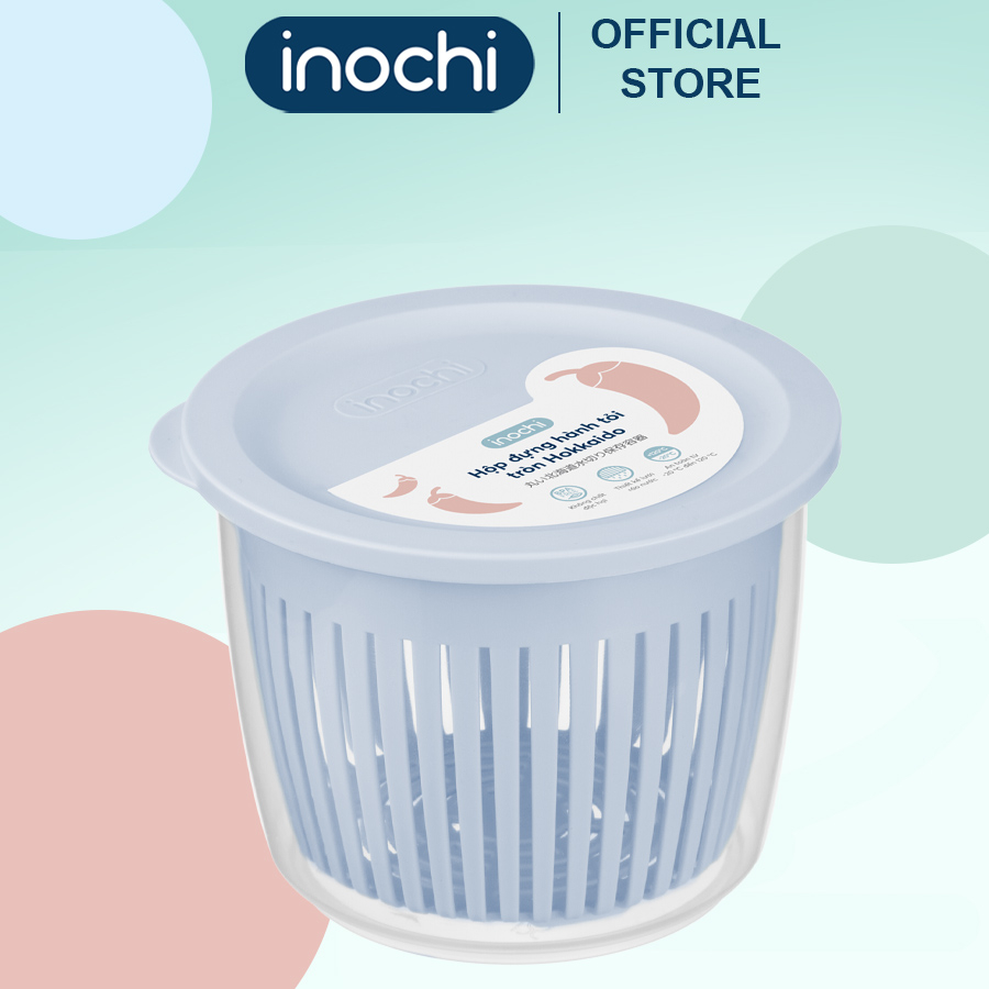 Hộp đựng hành tỏi nhà bếp Hokkaido 2 lớp ráo nước, chống ẩm, cấp đông được thực phẩm