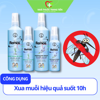 Remos chống muỗi dạng kem, và xịt đuổi muỗi hương lavender, sá chanh