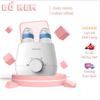 Máy hâm ủ sữa đôi đa năng real bubee hâm sữa, tiệt trùng, ủ cháo hàng xuất anh chính hãng