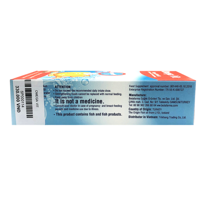 Siro Omega Vit Bổ Sung Omega 3 Và Vit E Cho Bé