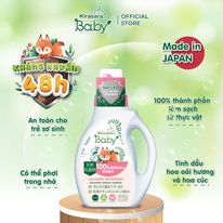 Nước giặt kháng khuẩn 48H Kirasara Baby chai 900g