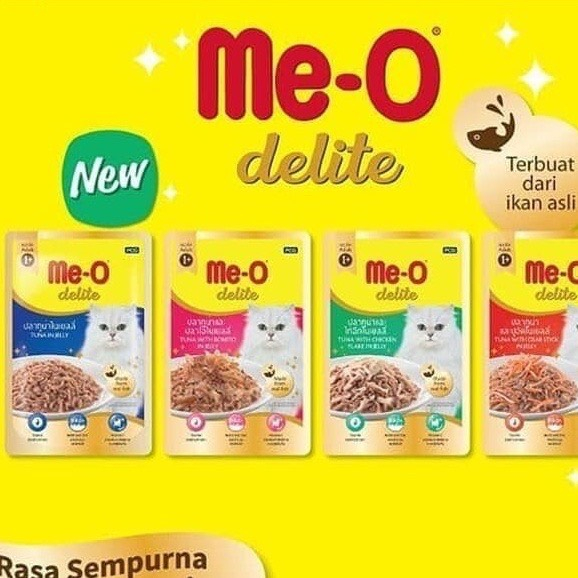 Pate cho mèo Me-O Delite 70g - thức ăn ướt cao cấp cho mèo- Meoluclac