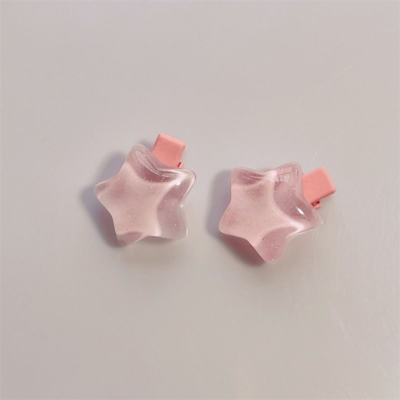 Kẹp Tóc Mái Hình Ngôi Sao Sắc Màu Tươi Mát Dành Cho Con Gái