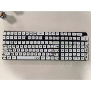 BỘ KEYCAP MDA TRONG SUỐT PUDDING CHO BÀN PHÍM CƠ HOA VĂN ĐỘC ĐÁO PBT IN UV, HỖ TRỢ TỎA LED