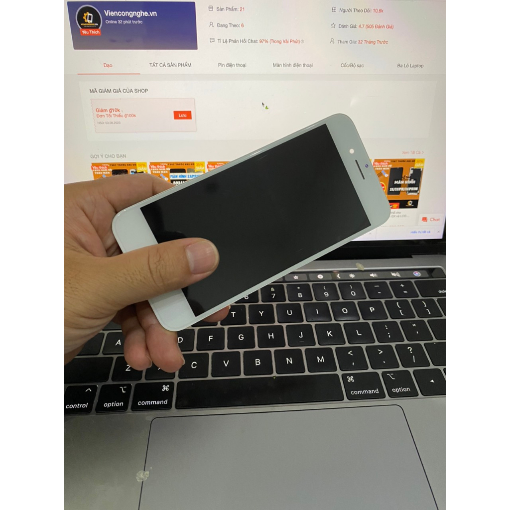 Màn hình 7 - 8P full bộ LCD chuẩn