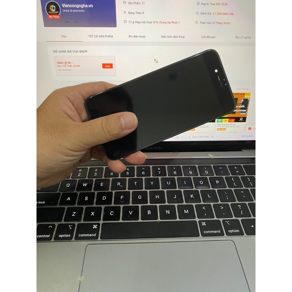 Màn hình 7 - 8P full bộ LCD chuẩn