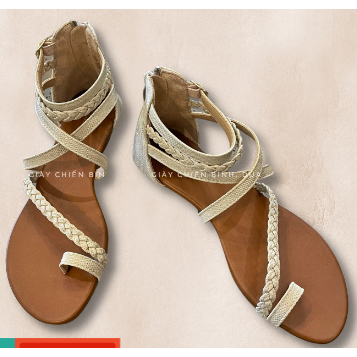 Giày Sandal BOHO chiến binh nữ JOLII.SG phối DÂY - XỎ NGÓN 1.5 PHÂN SANG TRỌNG - DỰ TIỆC