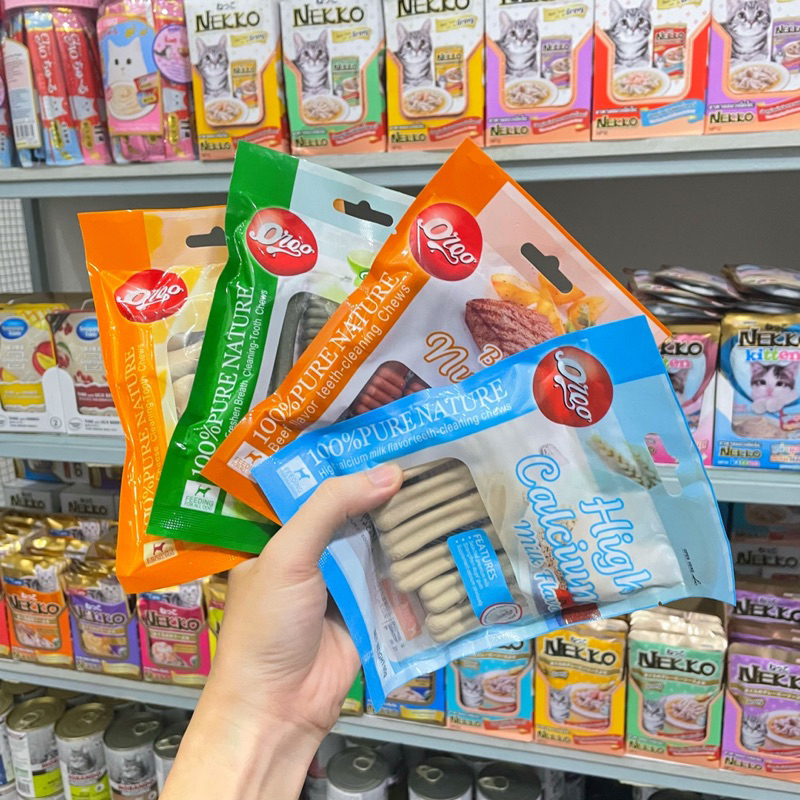 Xương Gặm Orgo Sạch Răng Cho Chó Chống Hôi Miệng - Gói 90g