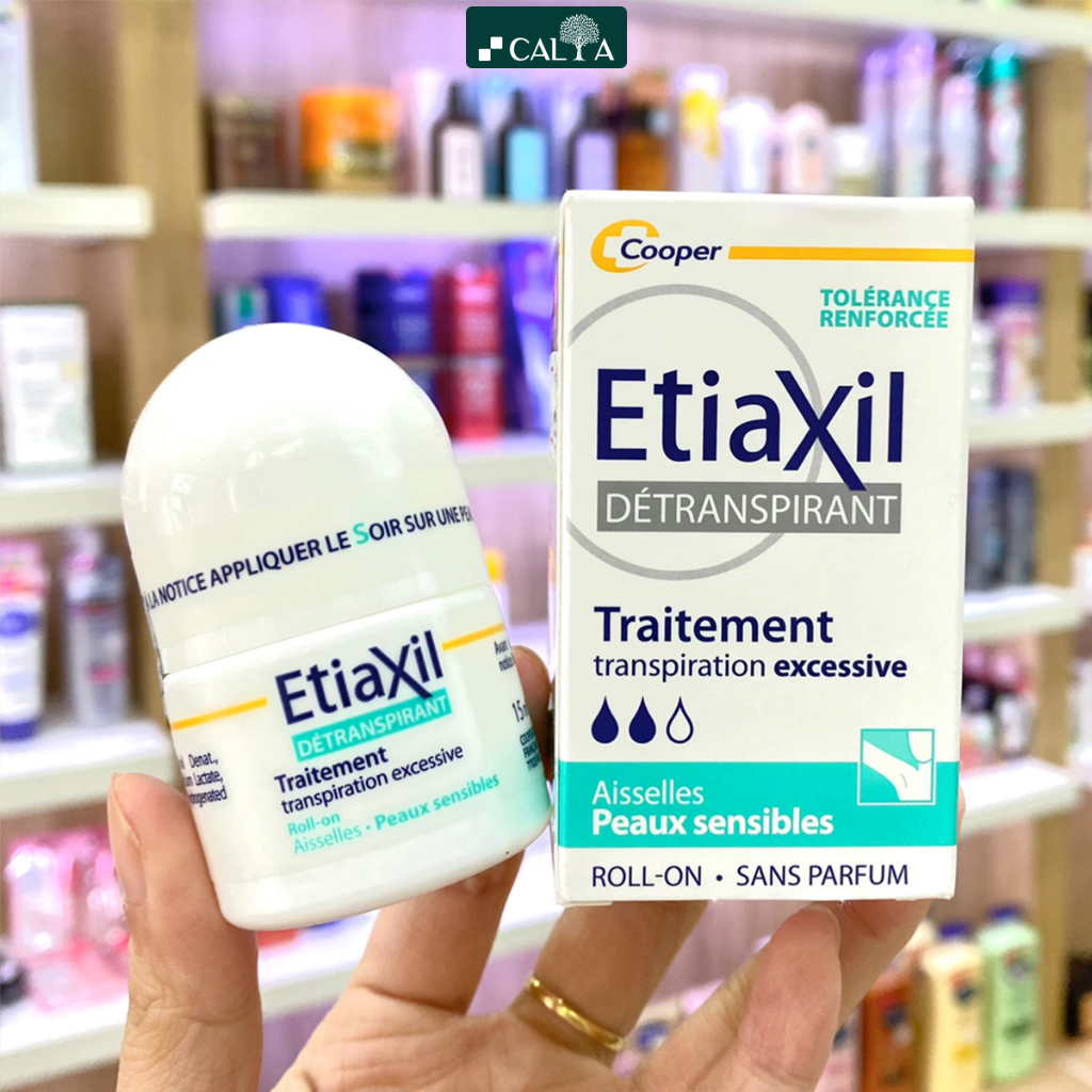 Lăn Khử Mùi Etiaxil Khử Mùi Tức Thì, Ngăn Mồ Hôi Chuyên Sâu, Màu Xanh Lá Dành Cho Da Nhạy Cảm 15ml