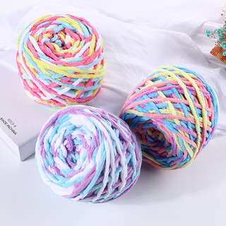 LEN NHUNG ĐŨA SỢI 5MM MÀU LOANG (BẢNG 1)