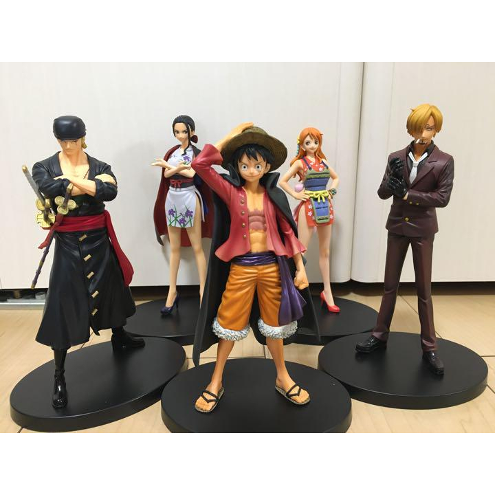 Mô hình One Piece chính hãng - Team Mũ Rơm - Wano Country ver DXF and The Shukko