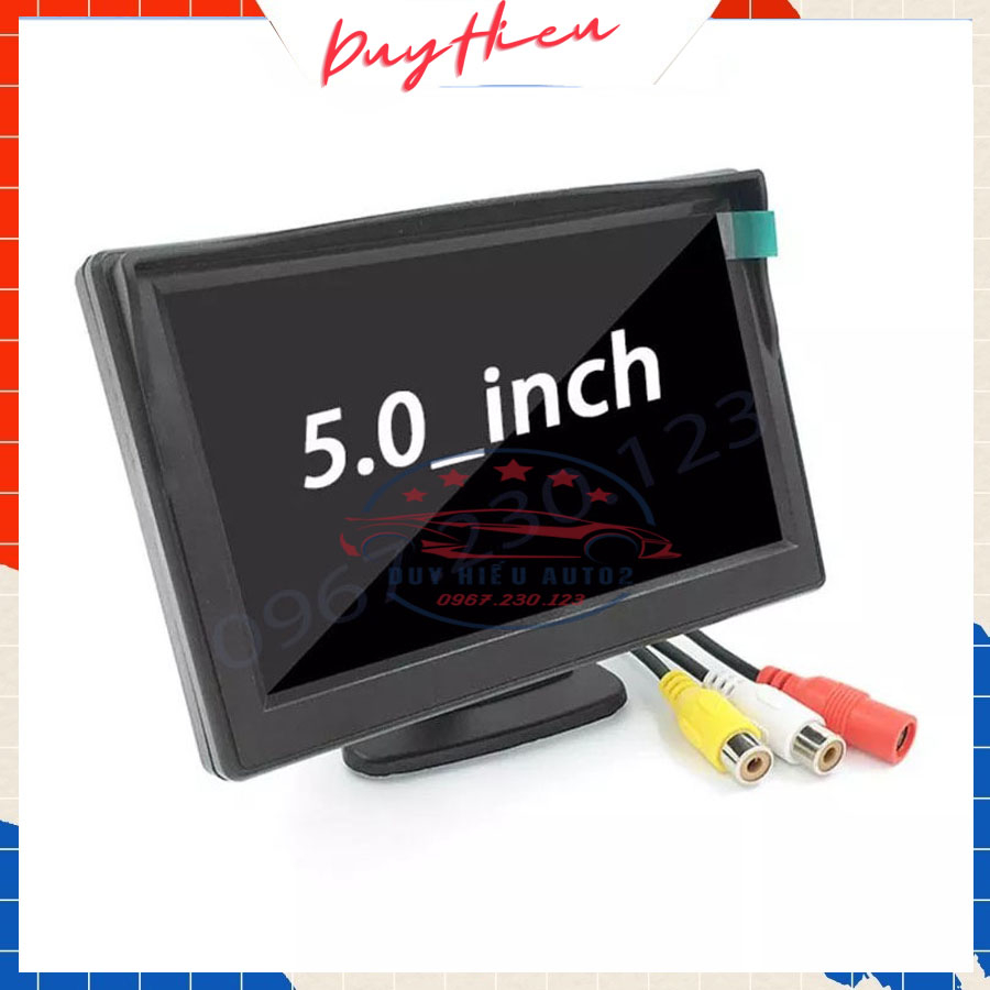 Màn hình LCD HD 5 inch cho camera lùi đỗ xe hơi gắp tablo - DH2