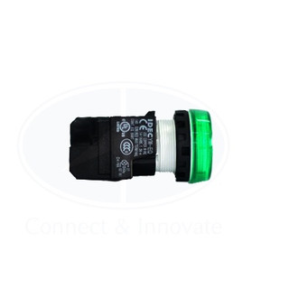 Đèn báo idec loại phẳng yw1p phi 22mm, màu xanh lá
