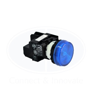 Đèn báo idec loại phẳng yw1p phi 22mm, màu xanh dương