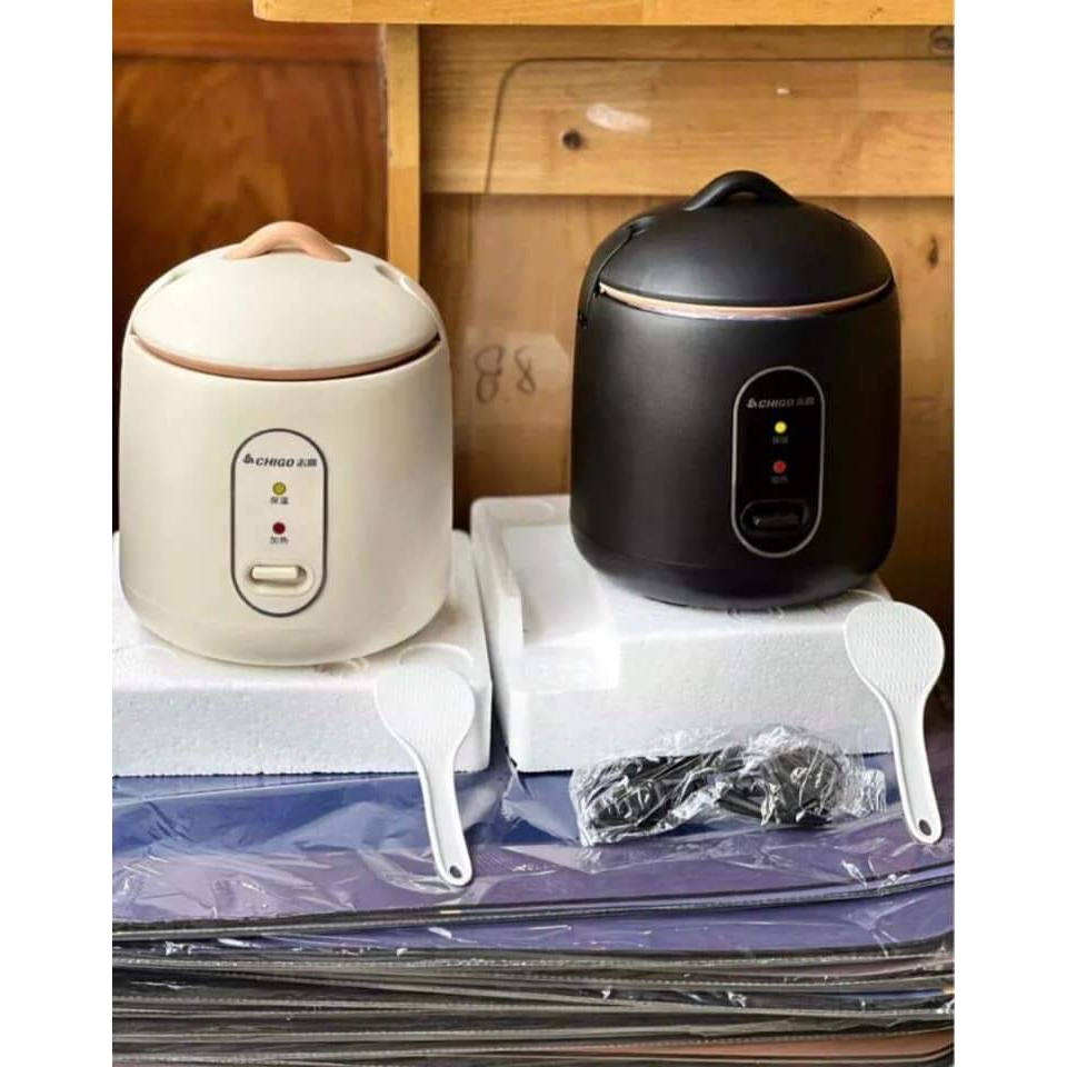 Nồi cơm điện Chigo , nồi nấu đa năng mini, nấu cơm, hầm cháo, hấp, xào, luộc an toàn tiện ích