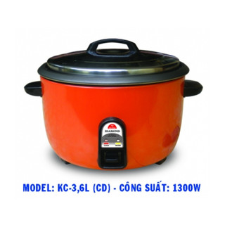 Nồi cơm điện công nghiệp kim cuong kc-3.6lr - 3.6lít - 1300w