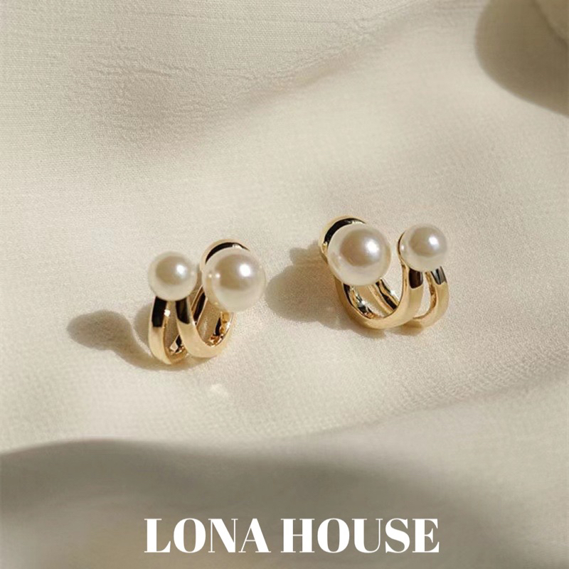 Khuyên tai nữ Lona House phong cách hàn thời trang