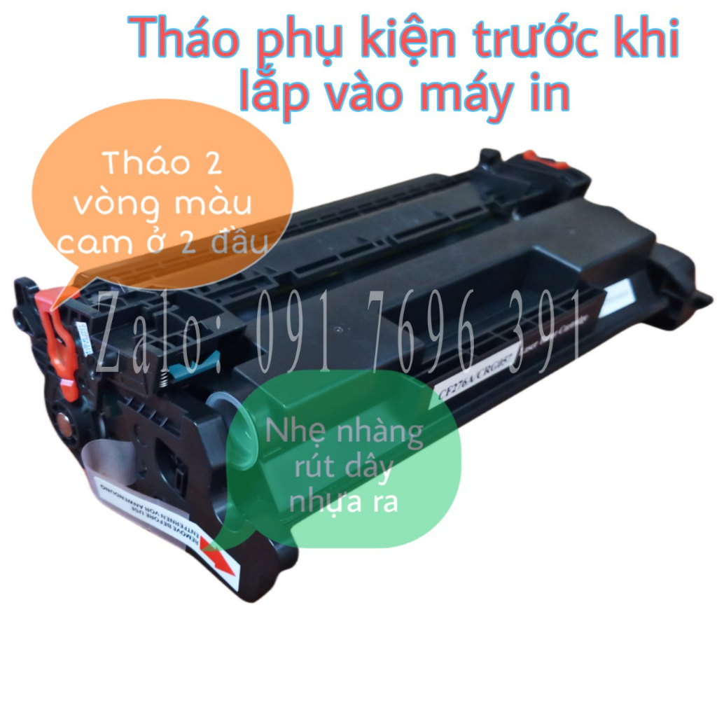 Hộp mực dùng cho Máy In: HP LaserJet Pro: M404d, M404dn, M404n, M404dw, M304a... tương thích, mới 100%. Cụm 76A