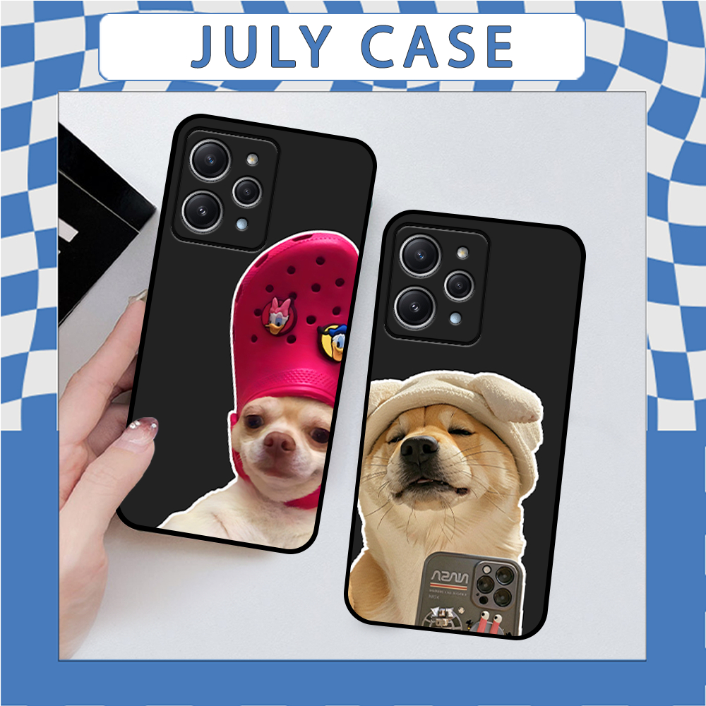 Ốp Điện Thoại XIAOMI REDMI 12 IN HÌNH CHÓ MÈO BỰA NGỘ NGHĨNH DỄ THƯƠNG