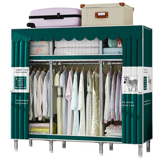 Tủ quần áo tủ vải , tủ đựng quần áo tuvaicaocacpvn tủ vải khung gỗ 4 buồng 8 ngăn loại 1 Có lót vải gỗ cỡ lớn