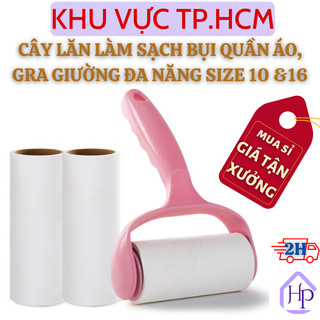 Cây lăn bụi thông minh size 10cm cán cong làm sạch quần áo, ga giường, sofa, lông chó mèo rất tiện lợi, sản phẩm ưu việt
