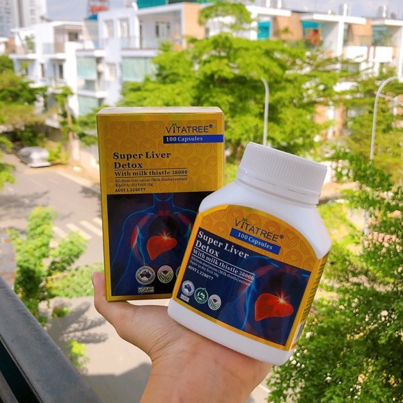 Viên Uống Thải Độc Cải Thiện Chức Năng Gan Vitatree Super Liver Detox 100 Viên