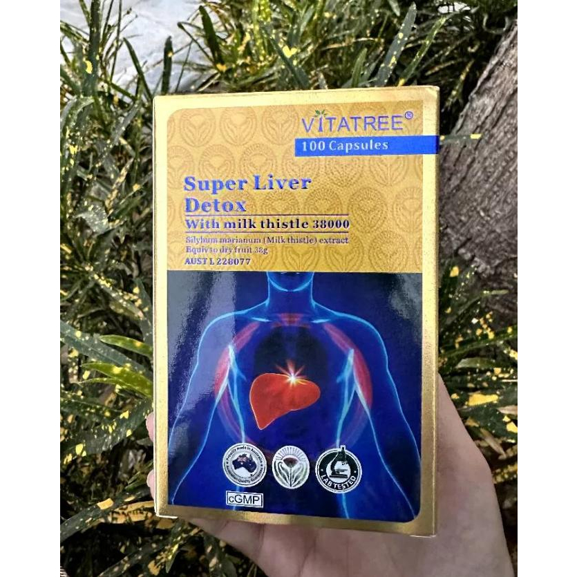 Viên Uống Thải Độc Cải Thiện Chức Năng Gan Vitatree Super Liver Detox 100 Viên