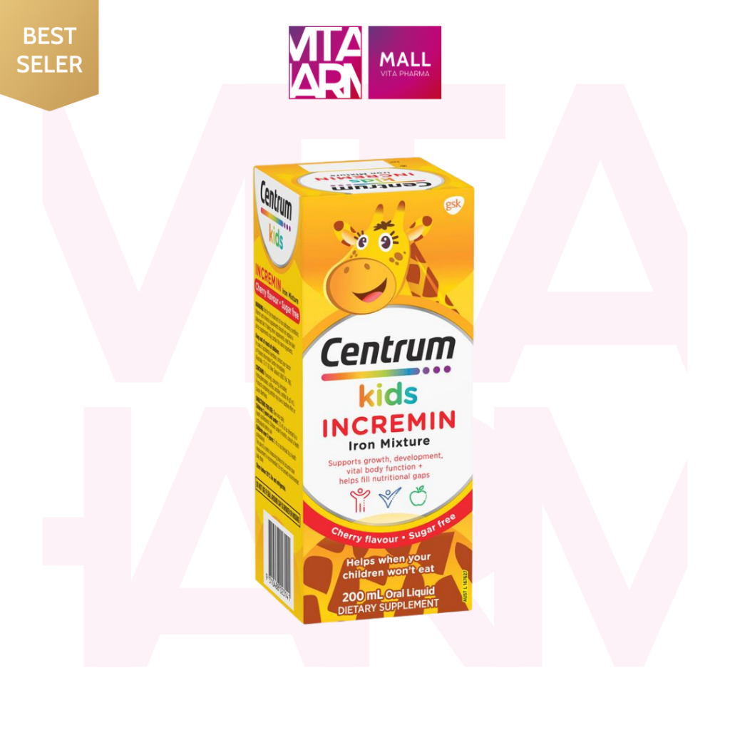 [DATE 11/2026 - BAY AIR, ĐỦ BILL] Siro Centrum Kids Incremin Iron Mixture Úc 200ml