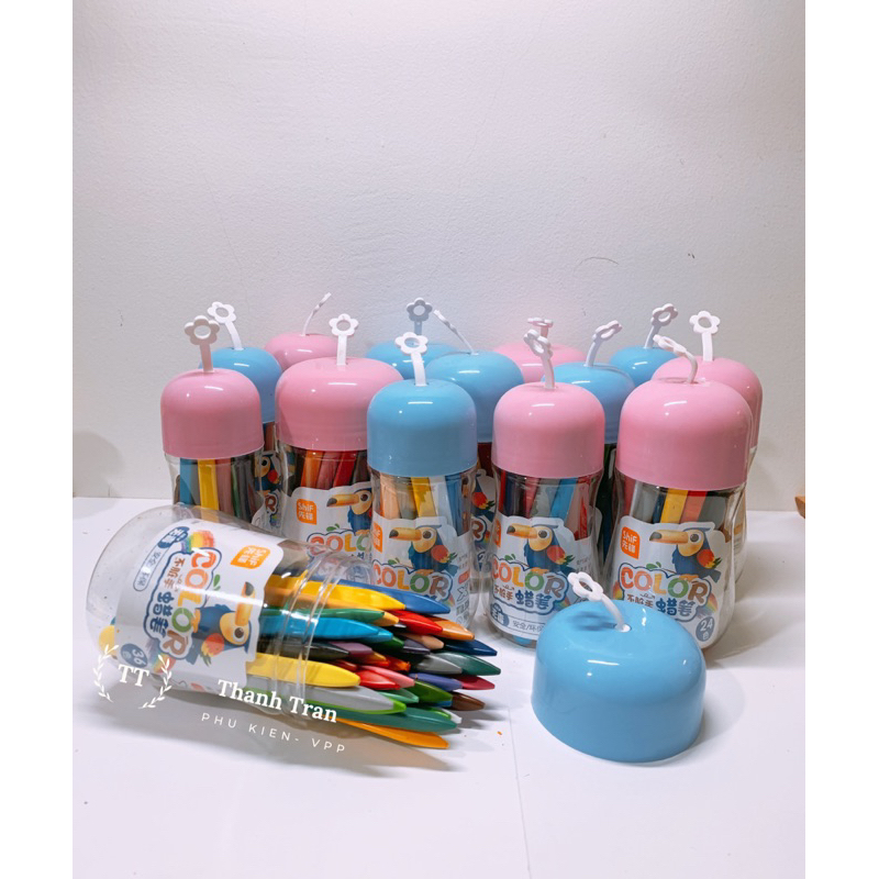 Lon Bút màu sáp Hữu Cơ Tự Nhiên an toàn cho bé
