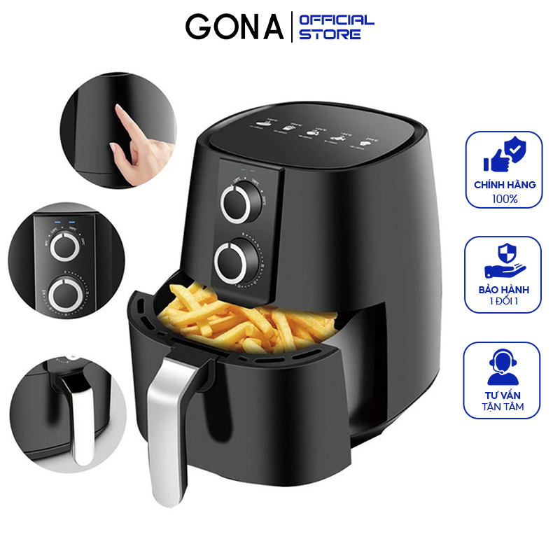 Nồi Chiên Không Dầu GONA Chiên Nướng Đa Năng Tiện Lợi