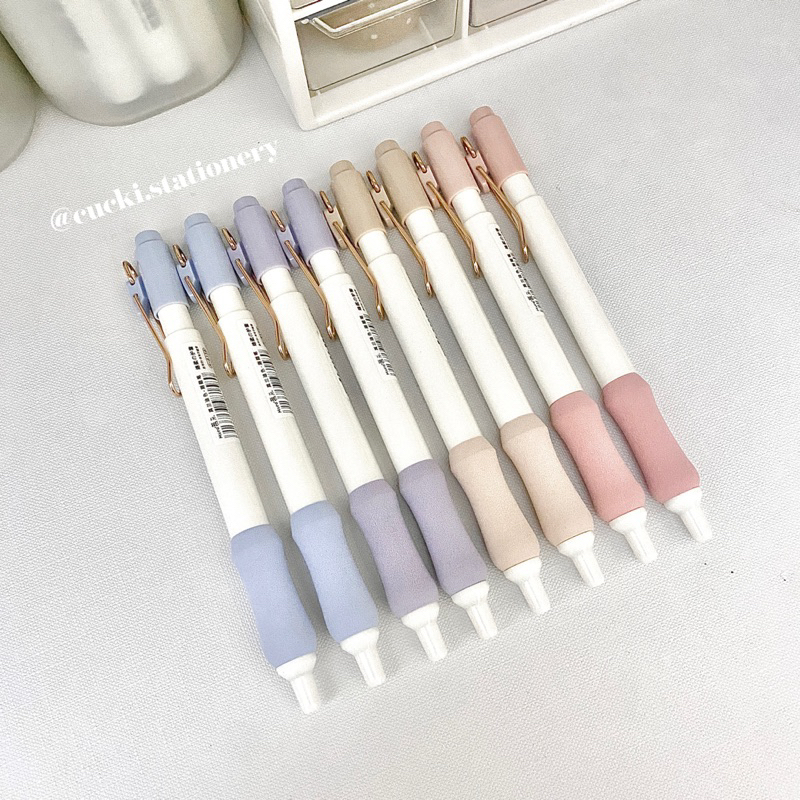 Bút gel bấm MURA-8158 mực đen- ngòi 0.5mm