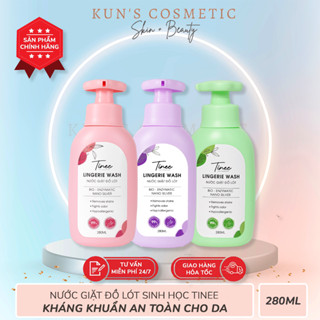 Nước Giặt Đồ Lót Sinh Học Tinee Phân Phối Chính Hãng Bản Nâng Cấp Nano Bạc Mới Kháng Khuẩn An Toàn Cho Da 280ml